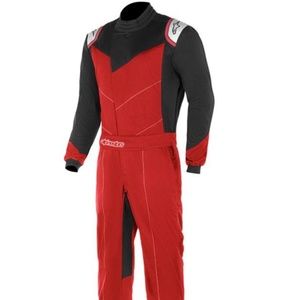 Alpinestars Indoor Karting/Mechanic Suit Adult Size S NWT Black/Red